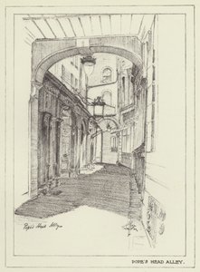 Popes Head Alley door Alan Stapleton
