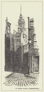 St James Place, Clerkenwell door Alan Stapleton