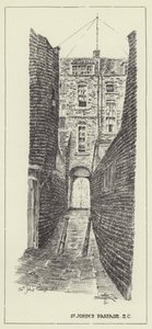 St Johns Passage, EC door Alan Stapleton