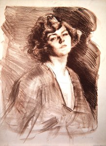 Enid in Rustington door Albert de Belleroche