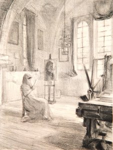 Atelier, La Boissière, 1909