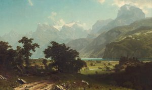 Meer van Luzern door Albert Bierstadt