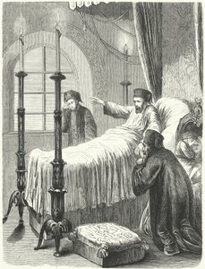 Dood van de Ottomaanse sultan Mahmud II door Albert (after) Kretschmer