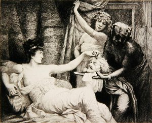 Herodias ca. 1878 door Albert Alexander Paul Rouffio