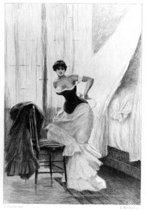 Madame Bovary door Gustave Flaubert, illustratie door Albert Fourié door Albert Auguste Fourie