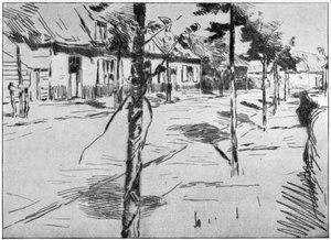 La Route Zélandaise, 1898 door Albert Baertsoen