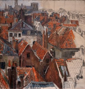 De daken van Gent (onvoltooide versie), ca. 1920-22