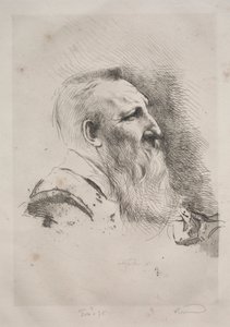 Auguste Rodin, 1900 door Paul Albert Besnard