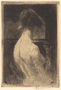 Achterkant van een Vrouw (Dos de Femme) door Albert Besnard
