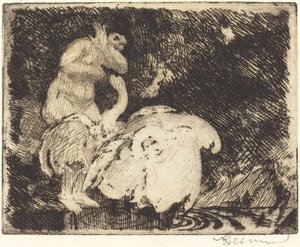 Leda aan het Baden