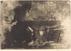 De Theekop door Albert Besnard