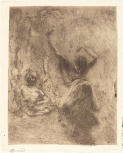 De danseres van Tanjore door Albert Besnard