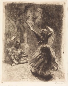 De danseres van Tanjore door Albert Besnard