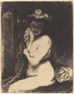 Vrouw bij haar Toilette (La toilette)