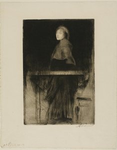 Vrouw in een cape