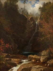 Glen Ellis watervallen door Albert Bierstadt