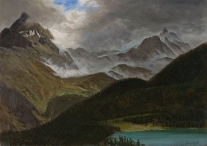 Landschap door Albert Bierstadt