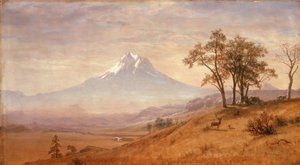 Mount Hood, 1863 door Albert Bierstadt