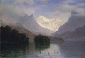 Berglandschap door Albert Bierstadt