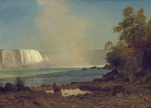 Niagara Watervallen, 1863 door Albert Bierstadt