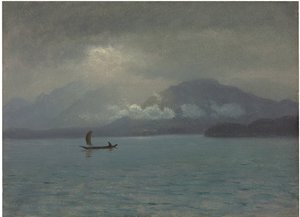 Noordwestkust door Albert Bierstadt