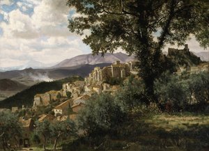 Olevano door Albert Bierstadt