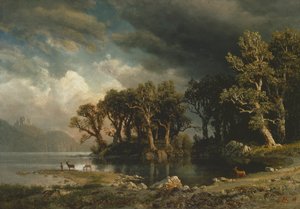 De Naderende Storm door Albert Bierstadt