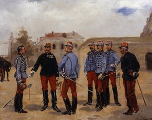 Jagers van Afrika door Albert Bligny