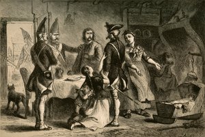 Dienstplicht van Duitse Soldaten voor Dienst in Amerika, 1877 door Albert Bobbett