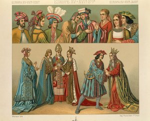 Le Costume Historique door Auguste Racinet, Volume IV door Albert Charles August Racinet