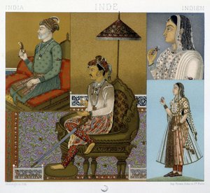 Traditionele Mugol- en Maharadja-kostuums in India - in 