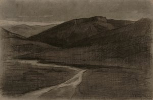 Algerijns Landschap door Albert Charles Lebourg