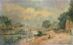 De Pont Marie door Albert Charles Lebourg