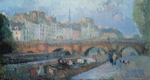 De Pont Neuf en de Quai de la Monnaie, Parijs