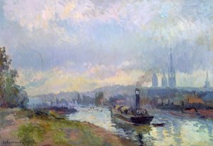 Sleepboten in Rouen, 1903