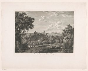 Begroeide muur bij Villa Borghese