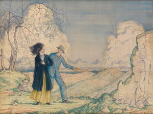 Romantiek door Albert Daniel Rutherston