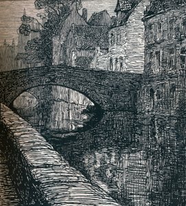 Brugge: Le Quai Vert The Green Quay, 1916, 1917