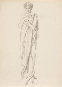 Aino Ackté als Alcestis, schets door Albert Edelfelt