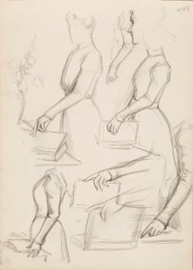 Camille Vallery-Radot, schets voor portret door Albert Edelfelt