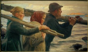 De buitenste scheren door Albert Gustaf Aristides Edelfelt