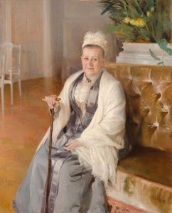 Portret van mevrouw Anna Sinebrychoff door Albert Edelfelt