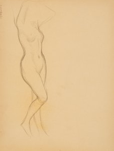 Naakt door Albert Edelfelt