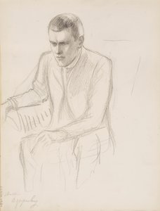Bertel Gripenberg door Albert Edelfelt
