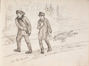 Zonder titel door Albert Edelfelt