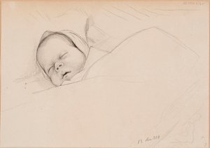Zonder titel door Albert Edelfelt