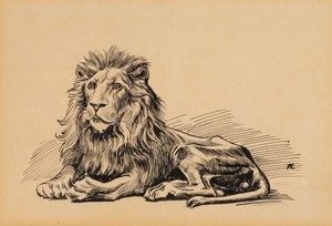 Zonder titel door Albert Edelfelt
