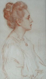 Mevrouw Fitzroy Carrington door Albert Edward Sterner
