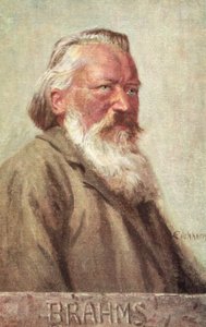 Johannes Brahms door Albert Eichhorn