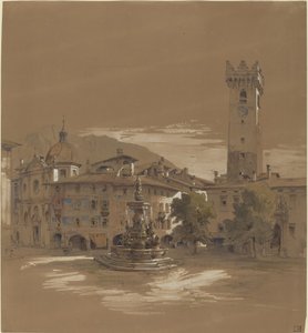 Uitzicht op Trento door Albert Emil Kirchner